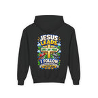 Youth Hoodie - "Jesus Leads"