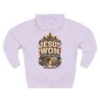 Jesus Won Graphic Fleece Pullover