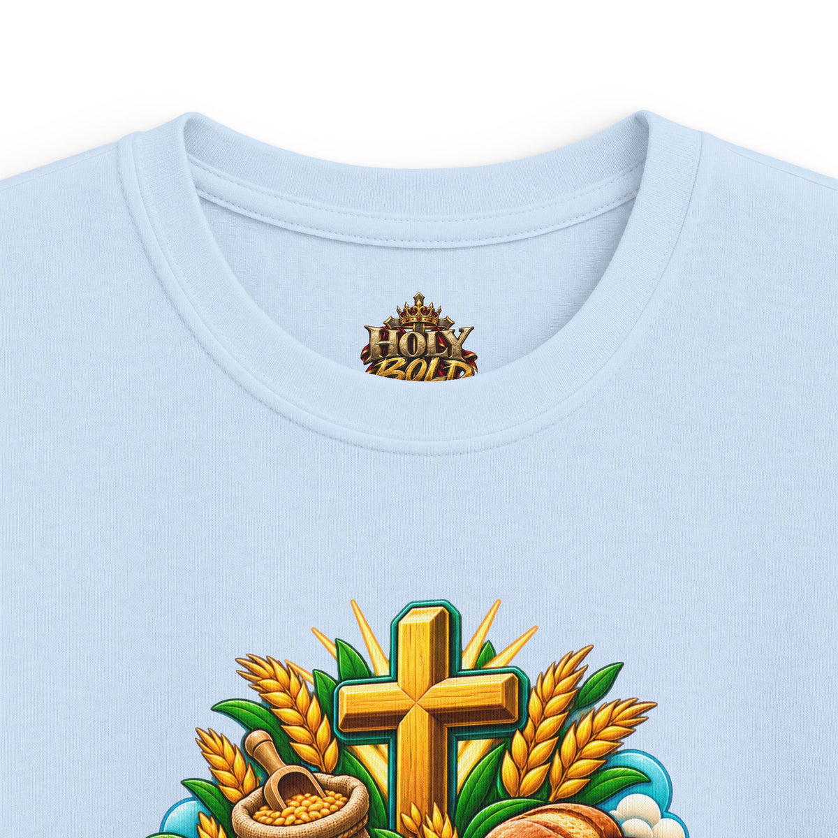 Kids T‑Shirt — "When the World Can't Provide, God Provides" Christian Tee