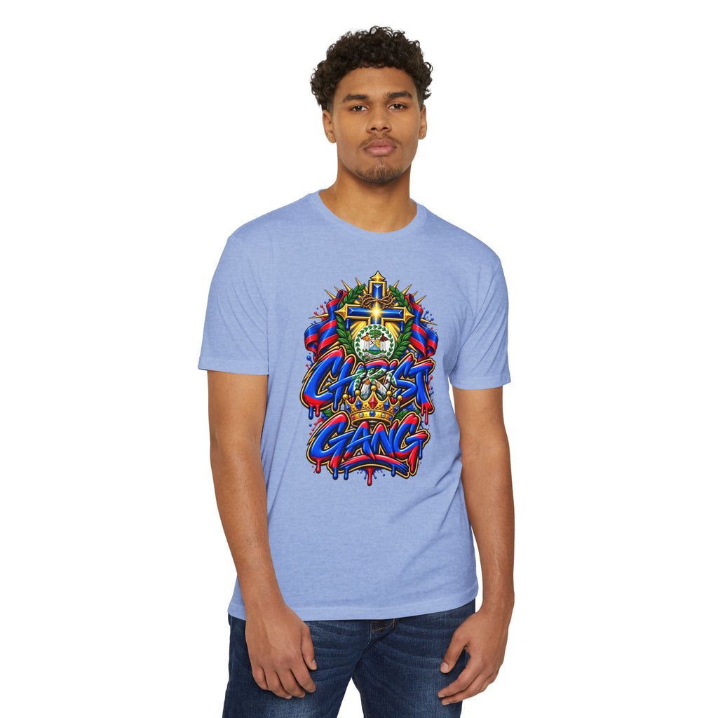 Belizean Flag Styled Christ Gang Tee
