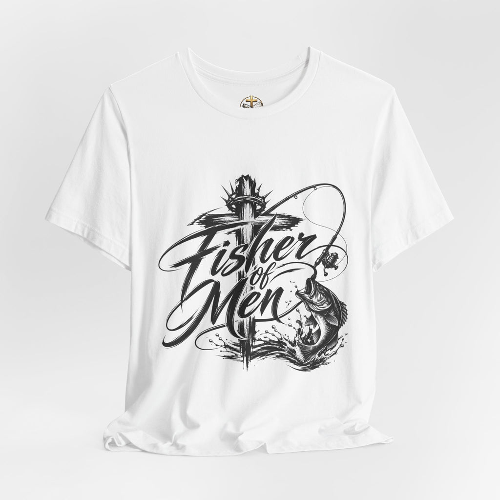 Christian 'Fisher of Men' T-Shirt — Matthew 4:19 Fishing Faith Tee