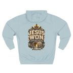 Jesus Won Graphic Fleece Pullover