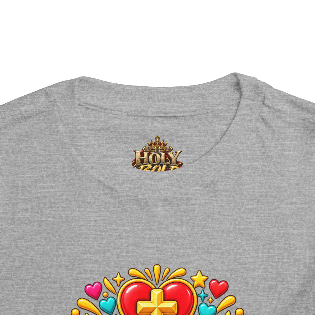 Toddler Tee — “My Heart Belongs to Jesus”