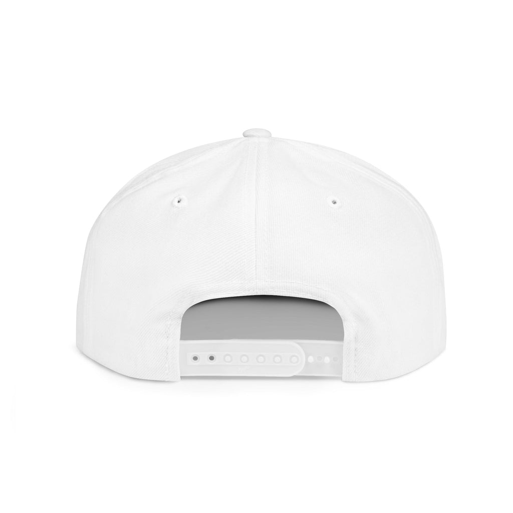 Jesus Cross Flat Bill Snapback Hat — Faith Baseball Cap with "Jesus" Design
