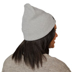 Embroidered Red Christ Gang Cuffed Beanie