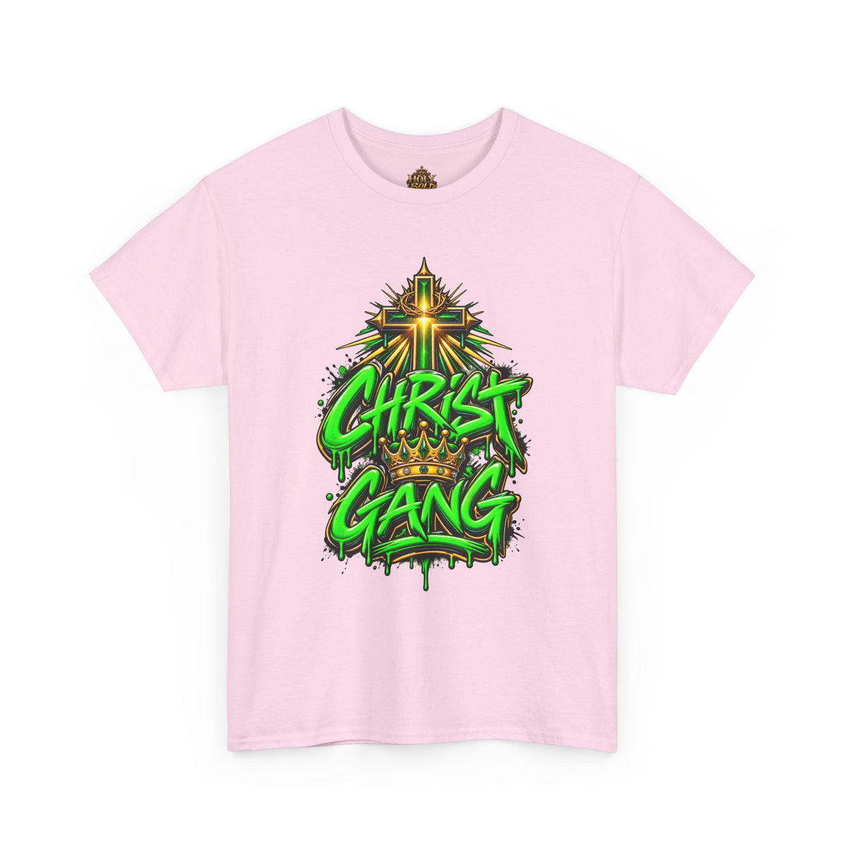 Neon Green Christ Gang Streetwear T-Shirt