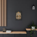 Faith Canvas Wall Art — "Faith Shouldn't End With Me" Christian Family Bible Verse Decor