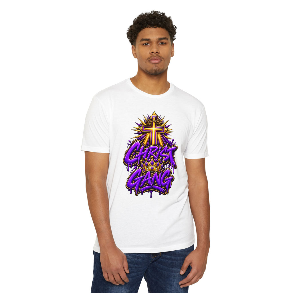 Purple Christ Gang Graphic T-Shirt