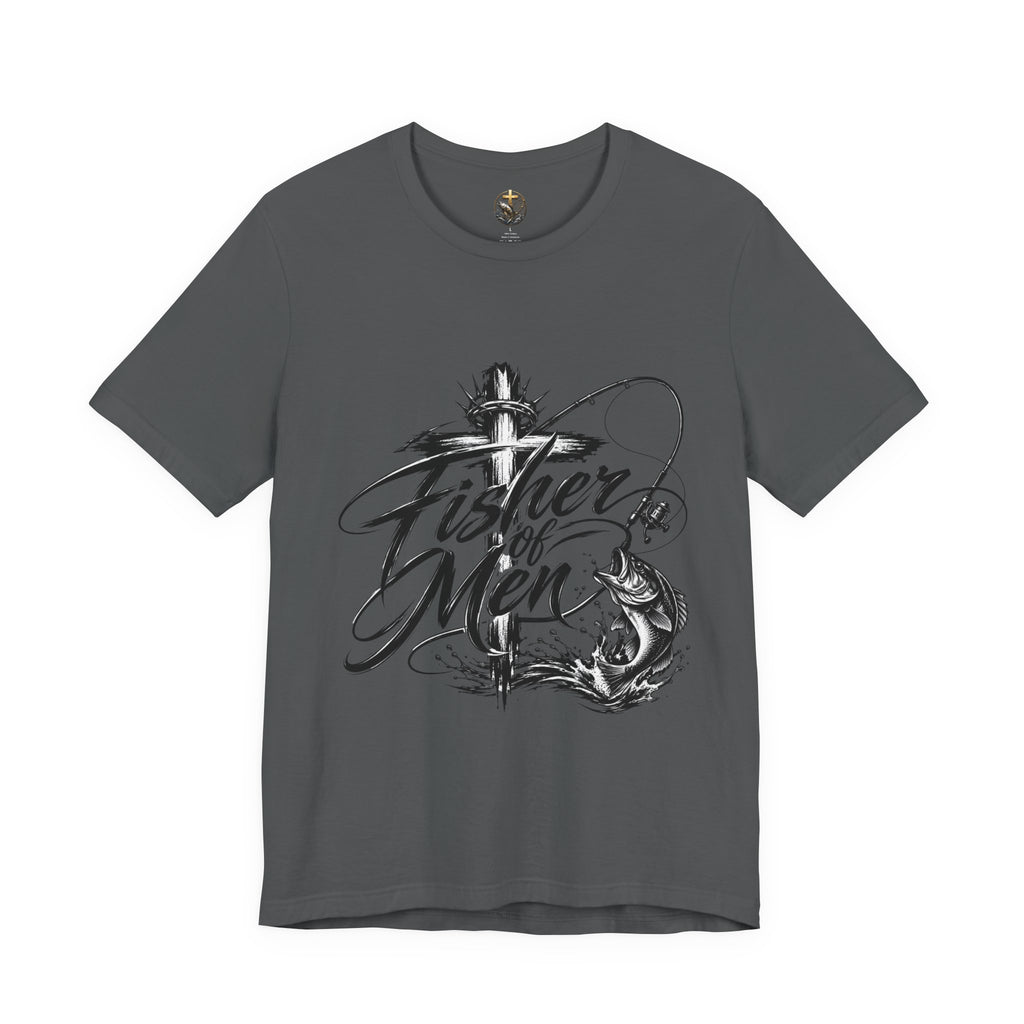Christian 'Fisher of Men' T-Shirt — Matthew 4:19 Fishing Faith Tee