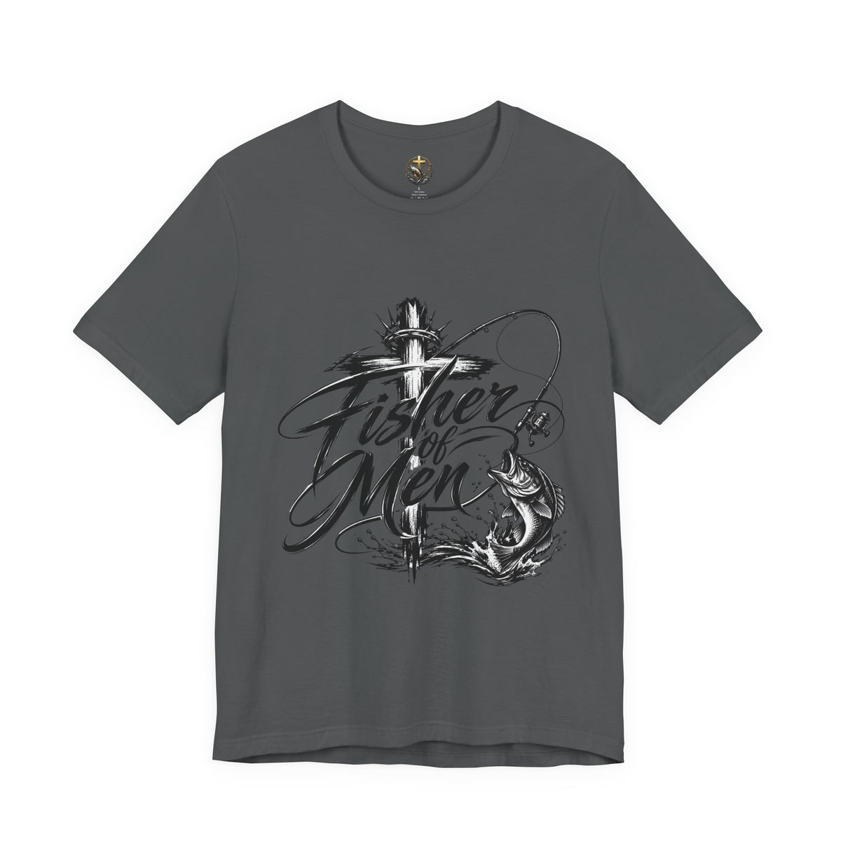 Christian 'Fisher of Men' T-Shirt — Matthew 4:19 Fishing Faith Tee