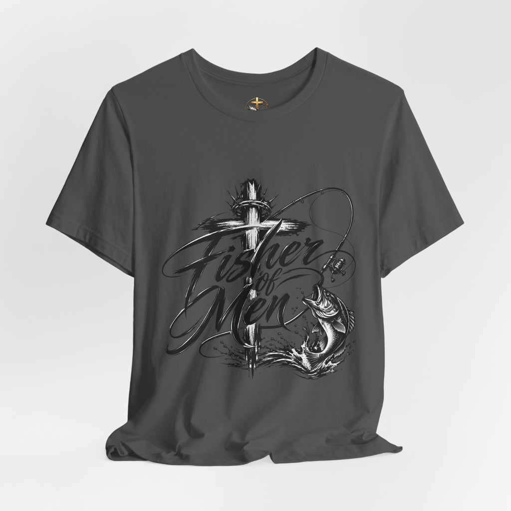 Christian 'Fisher of Men' T-Shirt — Matthew 4:19 Fishing Faith Tee