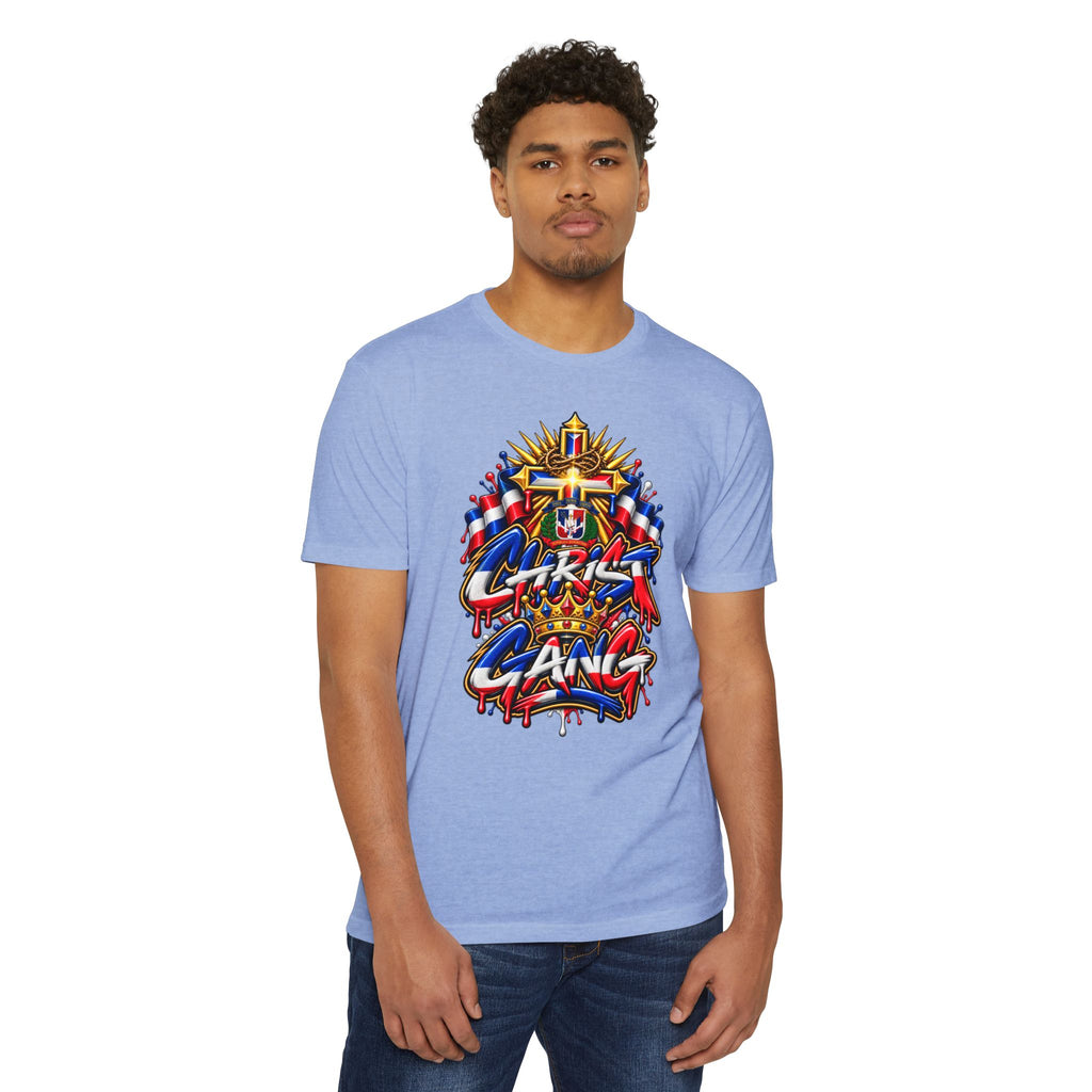 Dominican Flag Styled Christ Gang Tee