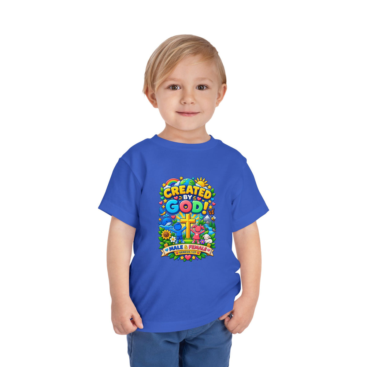 Created by God Toddler Tee