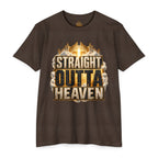 Straight Outta Heaven T-Shirt — Bold Religious Graphic Tee