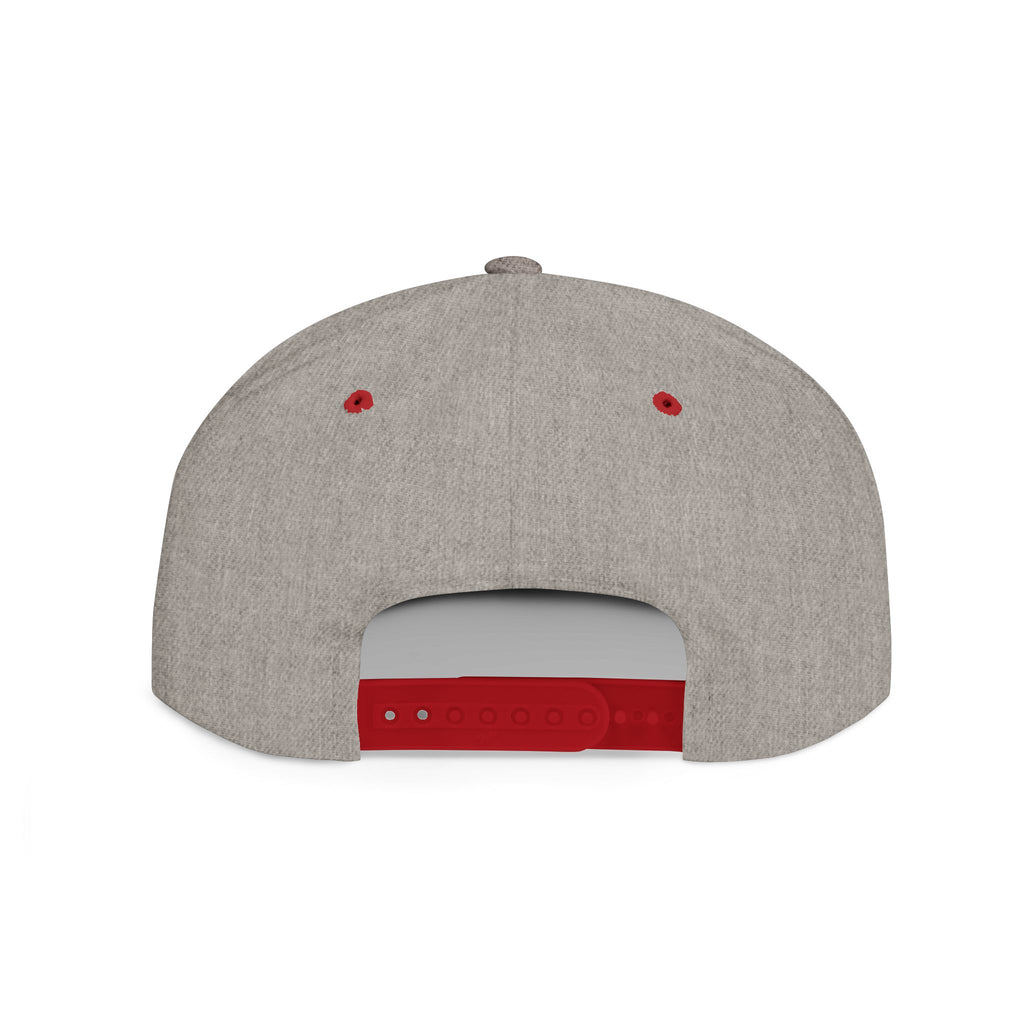 Jesus Cross Flat Bill Snapback Hat — Faith Baseball Cap with "Jesus" Design