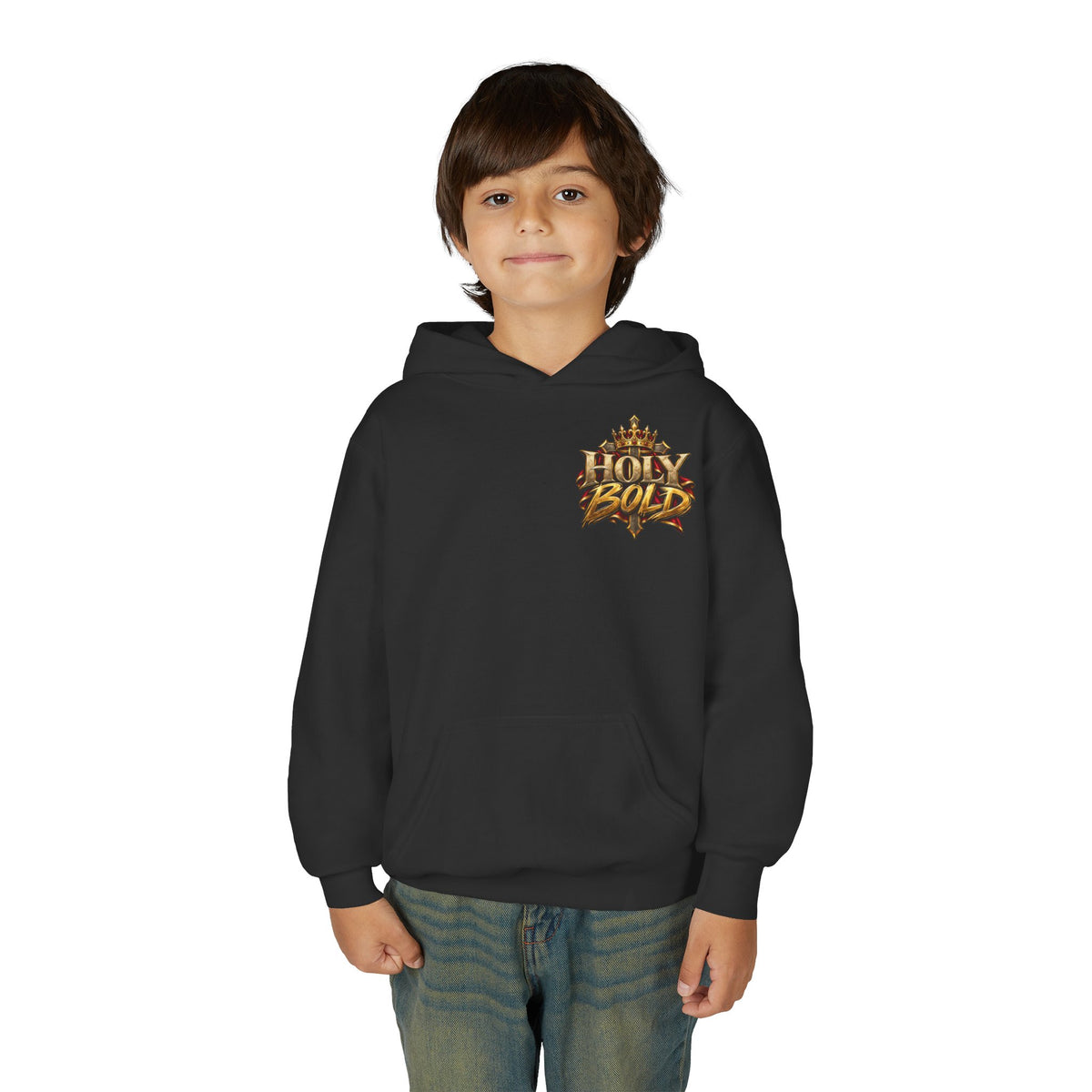 Youth Hoodie – "Jesus: One Name, One Savior"