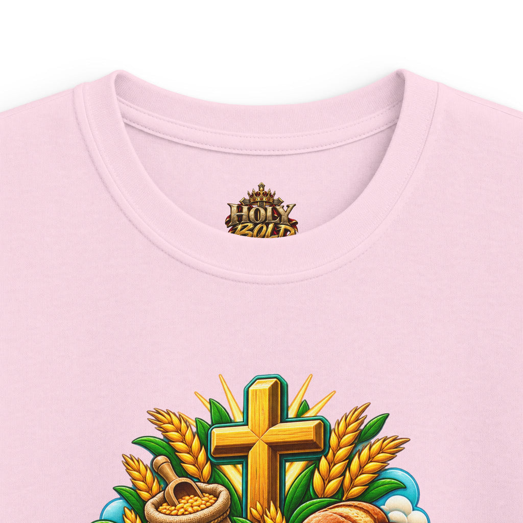 Kids T‑Shirt — "When the World Can't Provide, God Provides" Christian Tee