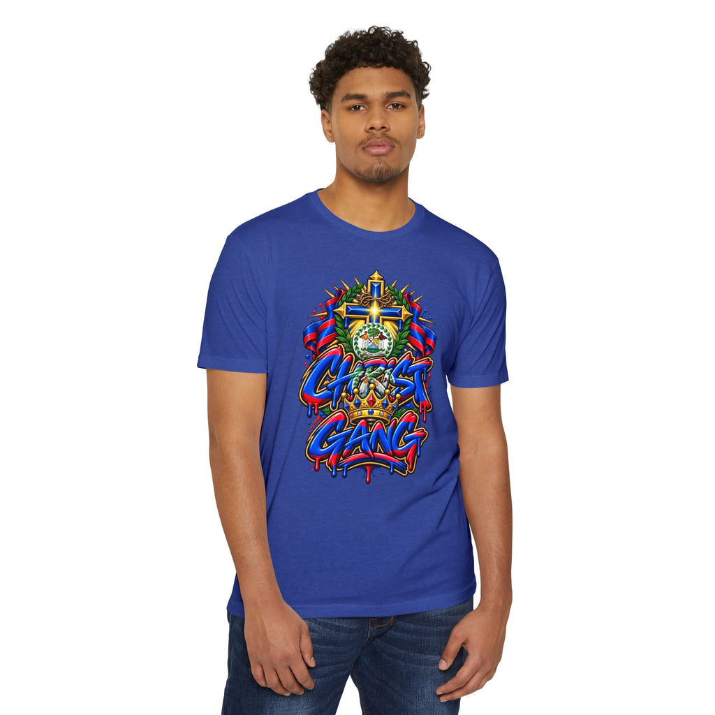 Belizean Flag Styled Christ Gang Tee