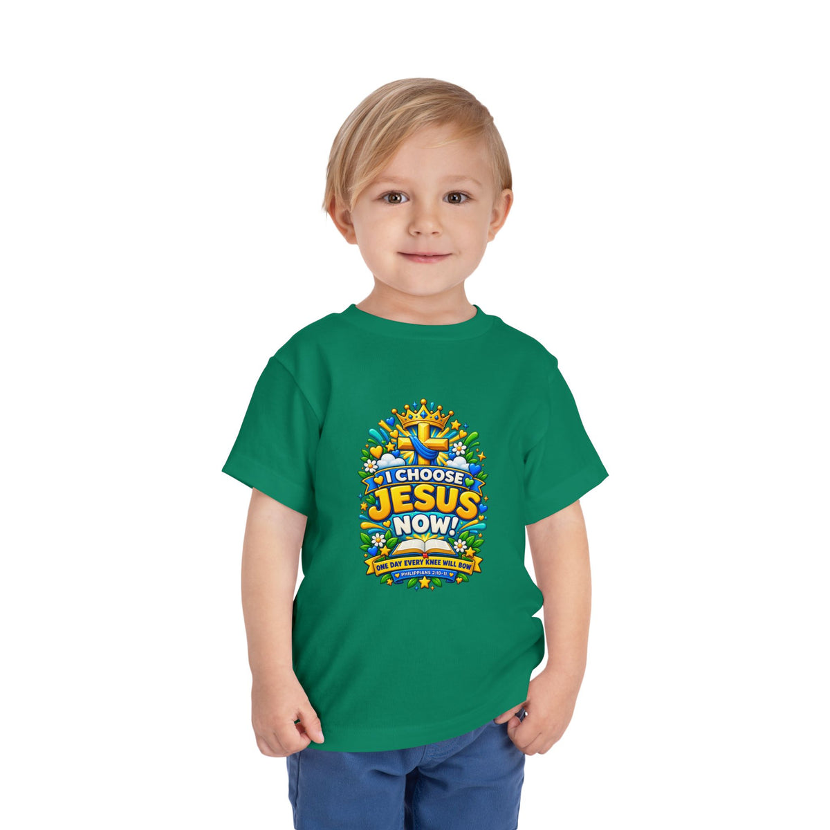 I Choose Jesus Now Toddler Tee