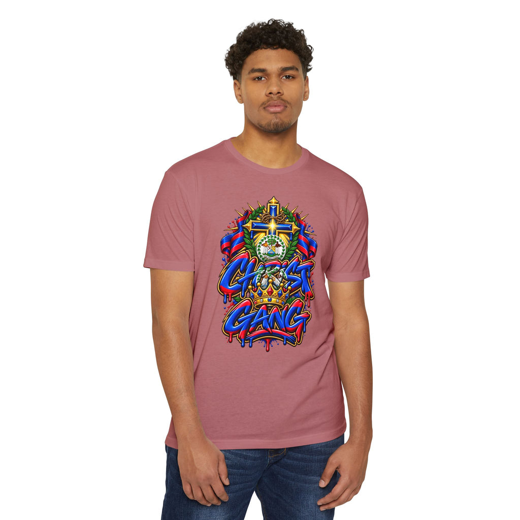 Belizean Flag Styled Christ Gang Tee