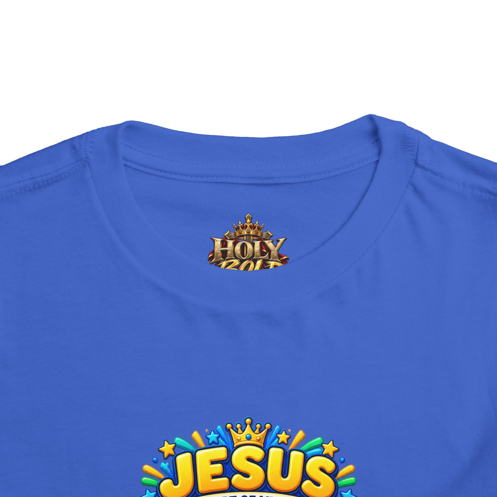 Toddler Tee — "Jesus is the Alpha and Omega"