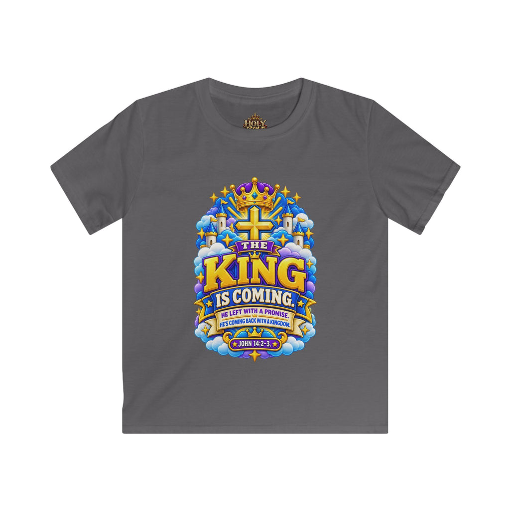 Kids 'The King Is Coming' Christian Tee