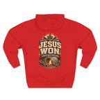 Jesus Won Graphic Fleece Pullover