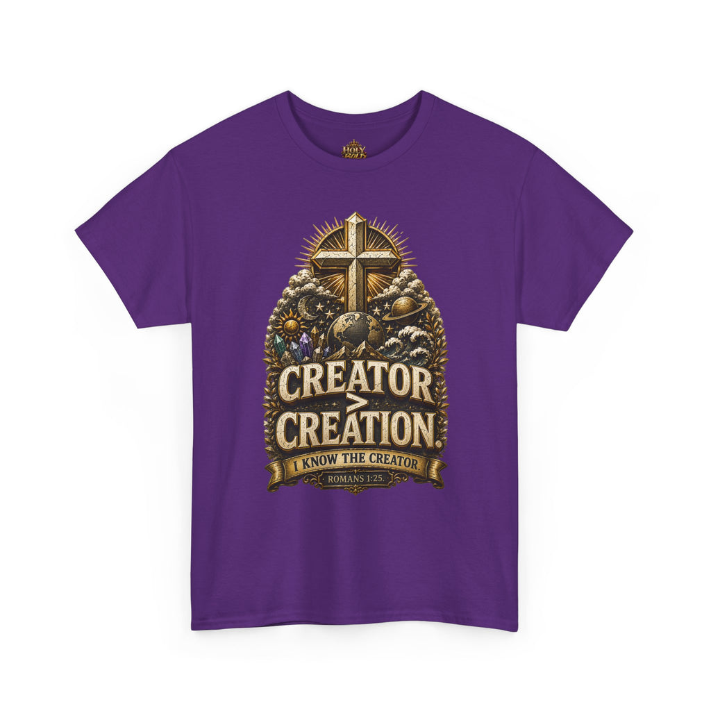 Creator of Creation Christian T‑Shirt — I Know The Creator Gospel Tee
