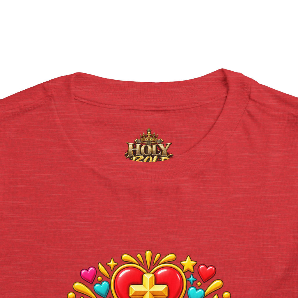 Toddler Tee — “My Heart Belongs to Jesus”