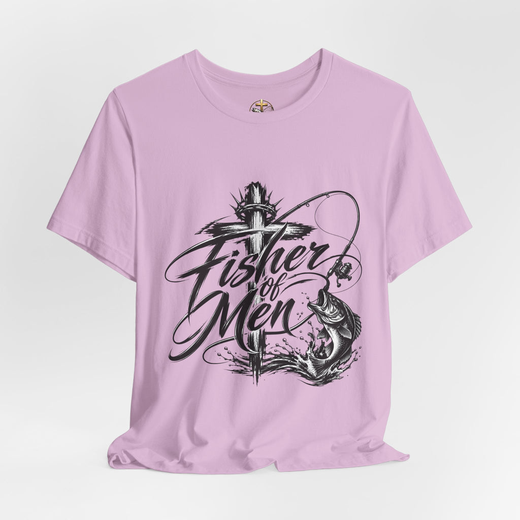 Christian 'Fisher of Men' T-Shirt — Matthew 4:19 Fishing Faith Tee