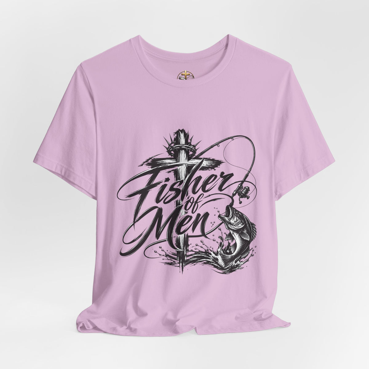 Christian 'Fisher of Men' T-Shirt — Matthew 4:19 Fishing Faith Tee