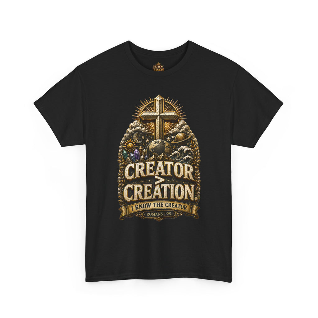 Creator of Creation Christian T‑Shirt — I Know The Creator Gospel Tee