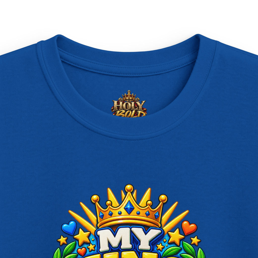 Kids Tee — "My King Is Alive! He Is Risen"