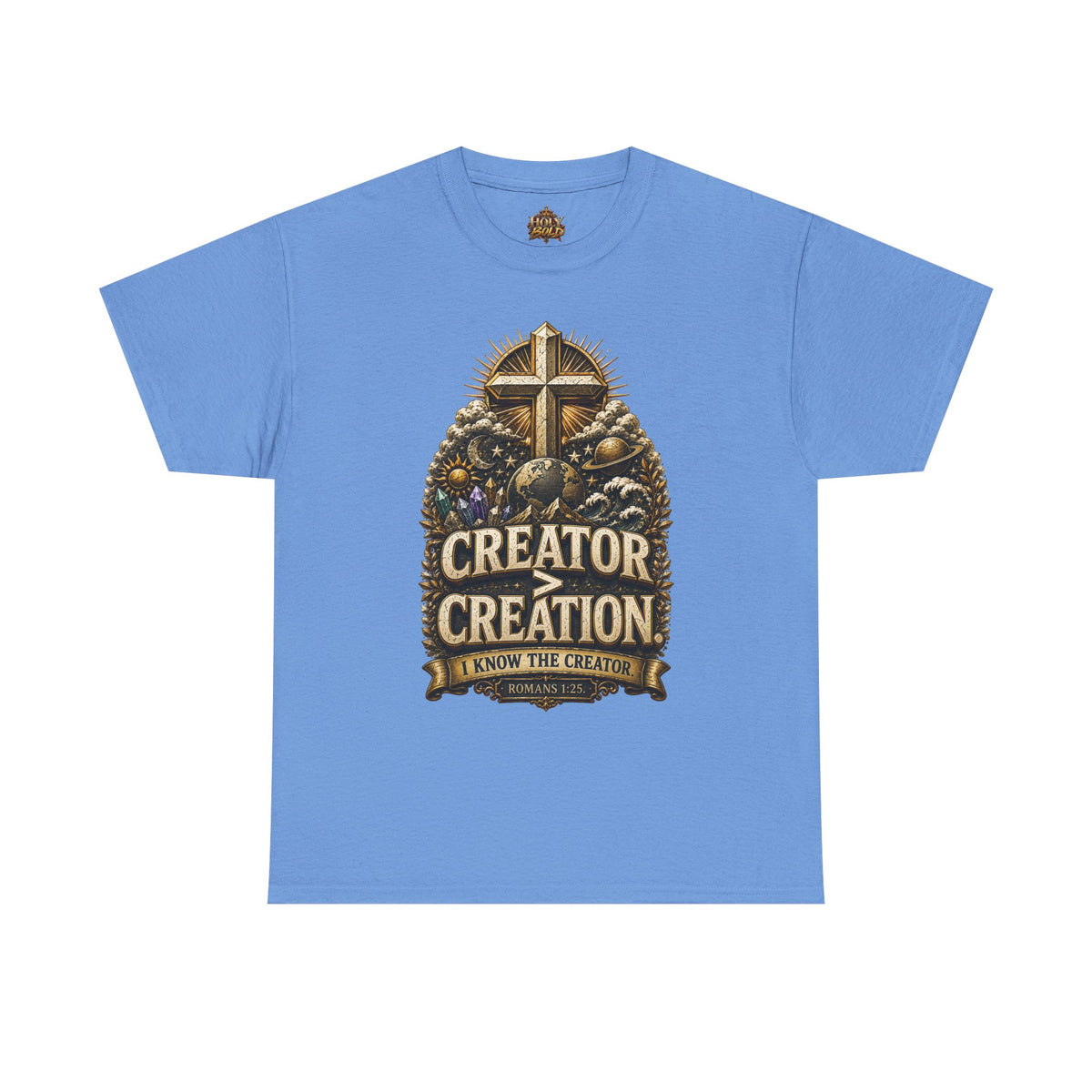 Creator of Creation Christian T‑Shirt — I Know The Creator Gospel Tee