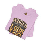 Look Up Tee — Inspirational Christian Graphic T‑Shirt (When the World Looks Down)