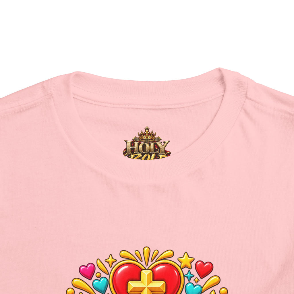 Toddler Tee — “My Heart Belongs to Jesus”