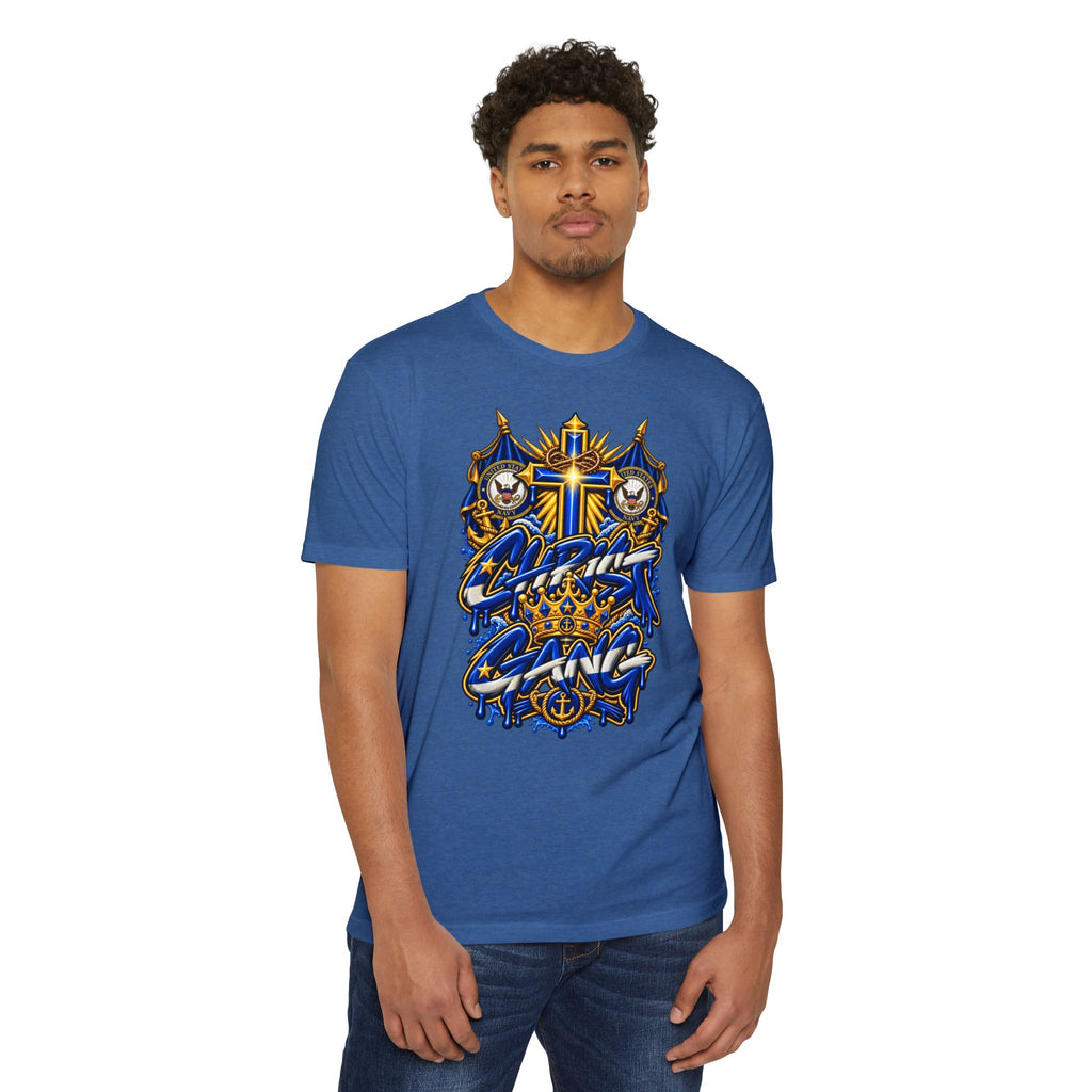 Navy Christ Gang Tee