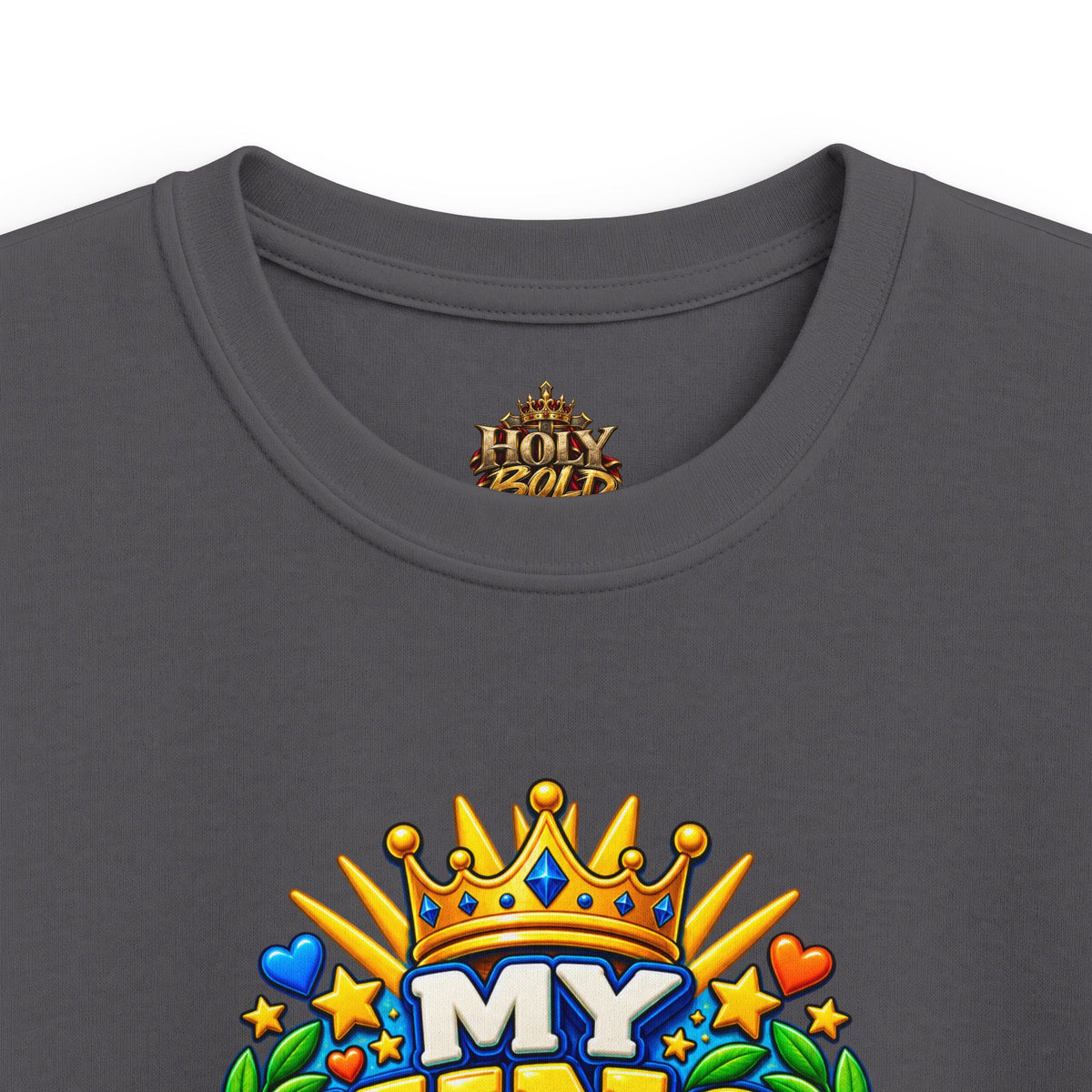 Kids Tee — "My King Is Alive! He Is Risen"