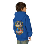 Youth Hoodie — "His Design, Created by God"