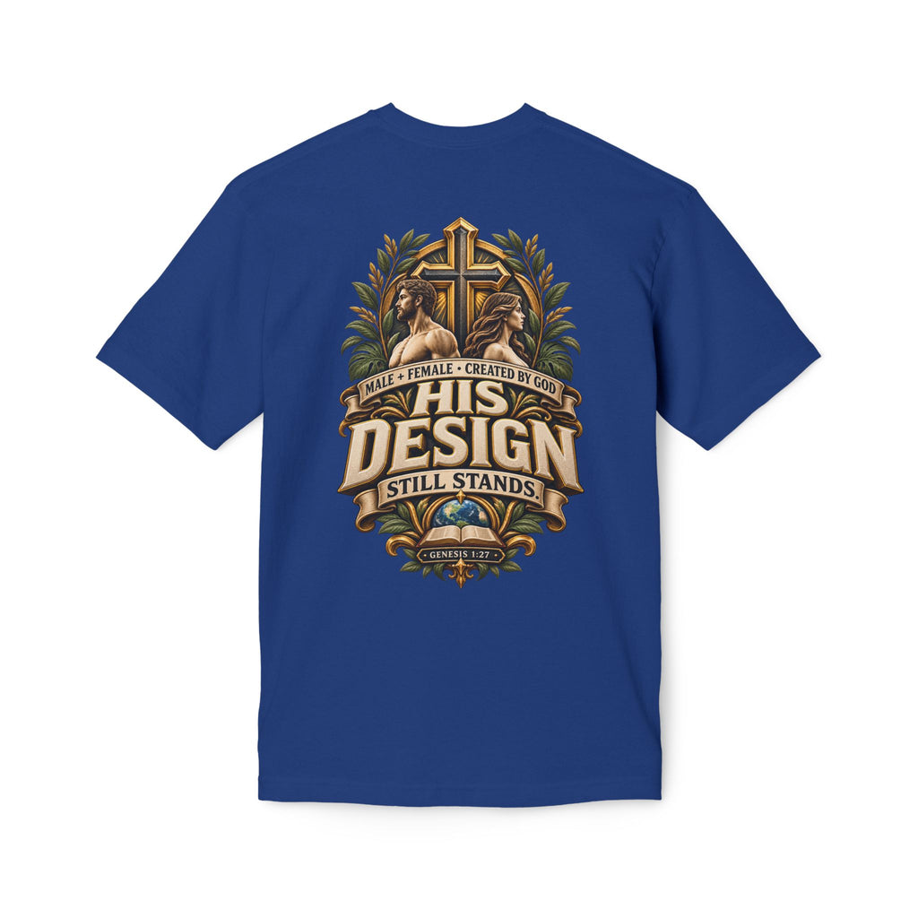 “His Design Still Stands”