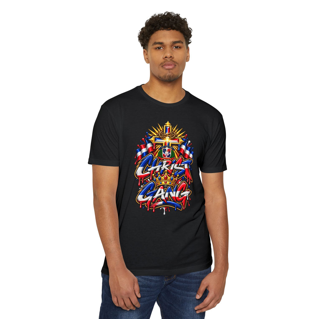 Dominican Flag Styled Christ Gang Tee