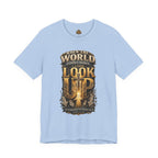 Look Up Tee — Inspirational Christian Graphic T‑Shirt (When the World Looks Down)