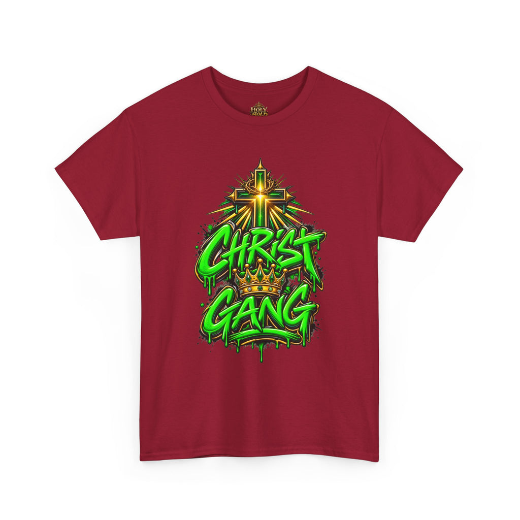 Neon Green Christ Gang Streetwear T-Shirt