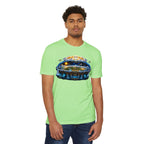 Biblical Flat Earth Illustration T-Shirt — 'God Created the Heavens and the Earth' Graphic Tee
