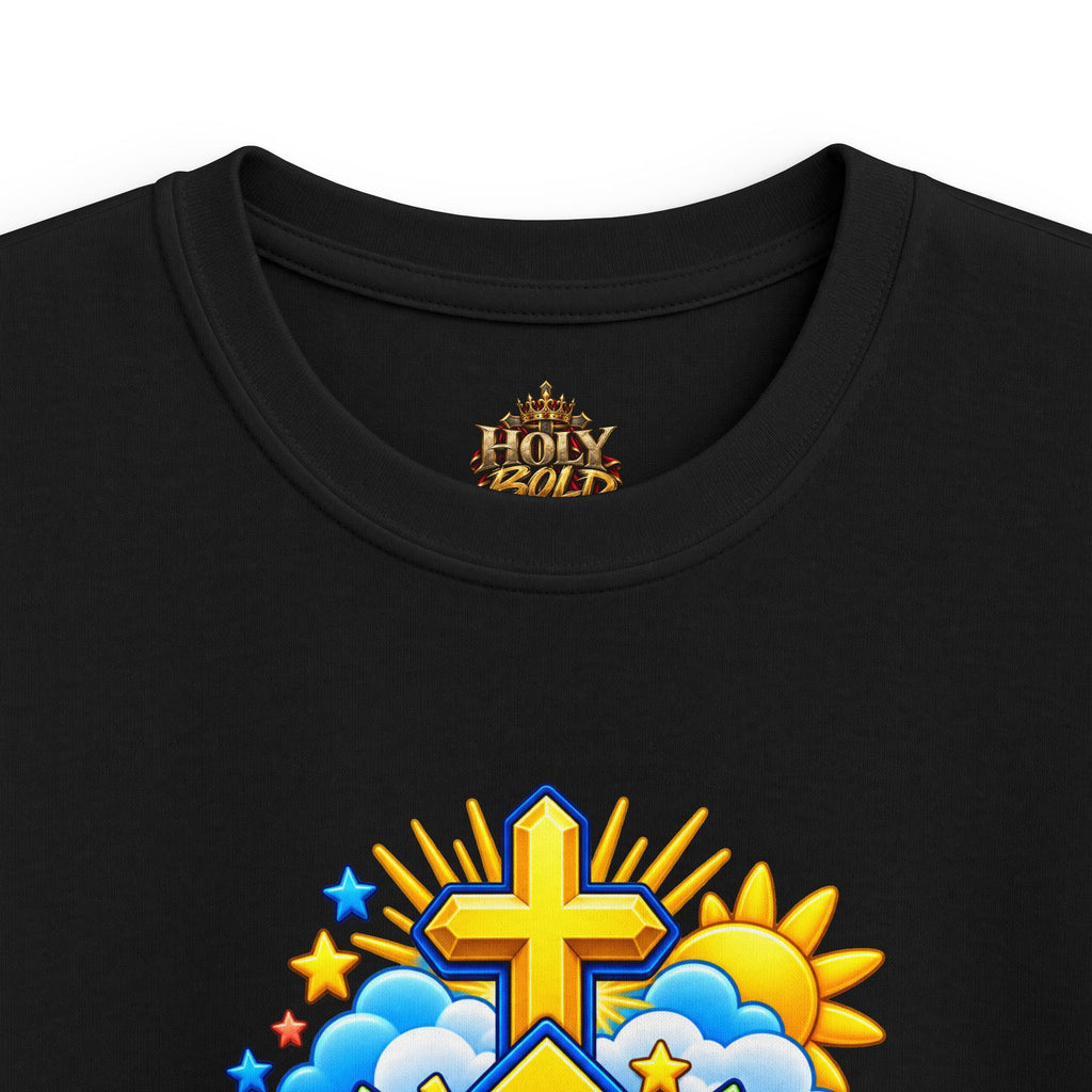 Kids Tee - "Eyes Up, Faith On"