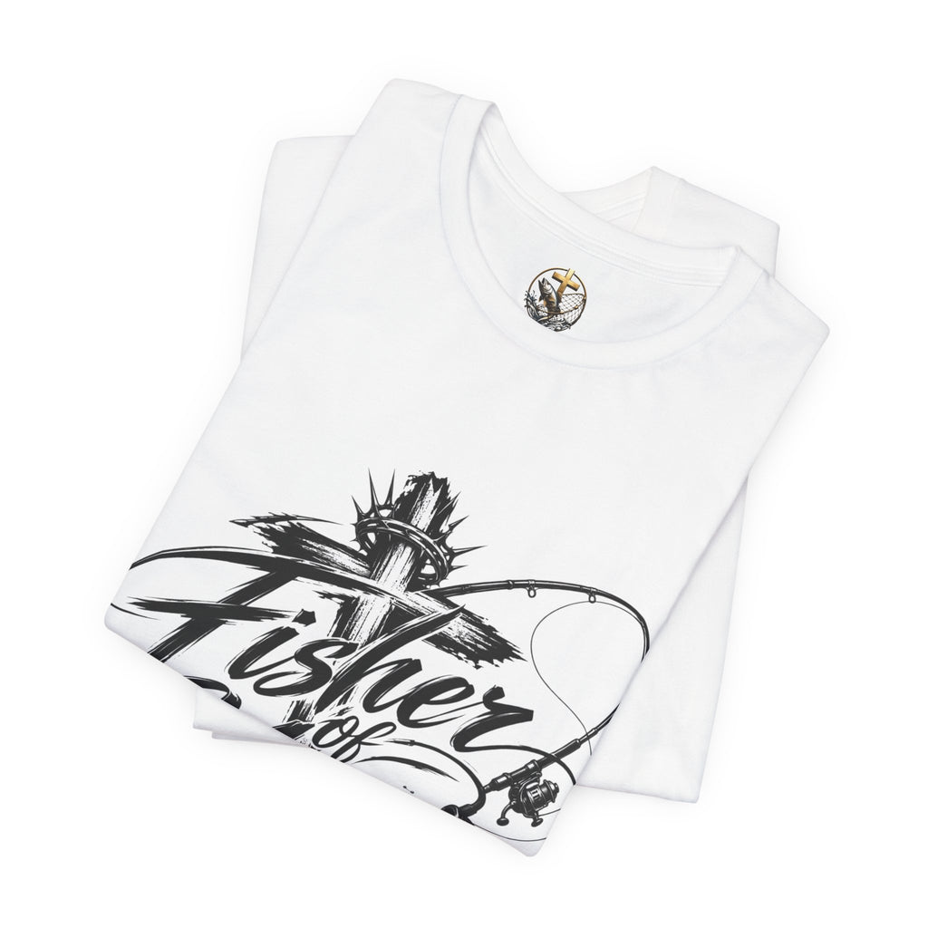 Christian 'Fisher of Men' T-Shirt — Matthew 4:19 Fishing Faith Tee