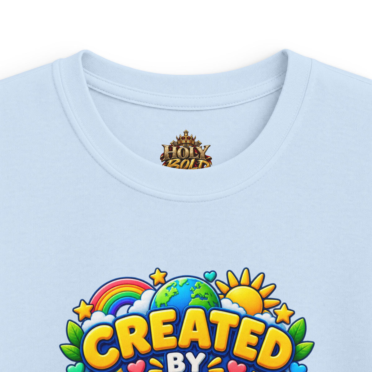 Kids Tee — "Created by God"