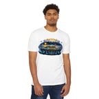 Biblical Flat Earth Illustration T-Shirt — 'God Created the Heavens and the Earth' Graphic Tee