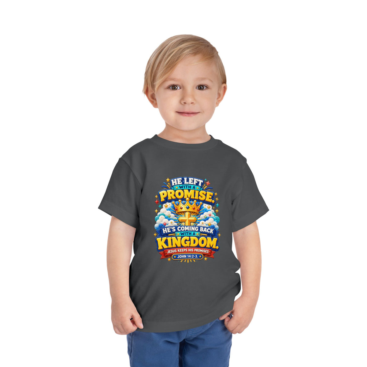 Toddler Tee — "He’s Coming Back"