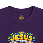 Kids Jesus Alpha Omega T-Shirt — "Beginning and the End" Christian Tee